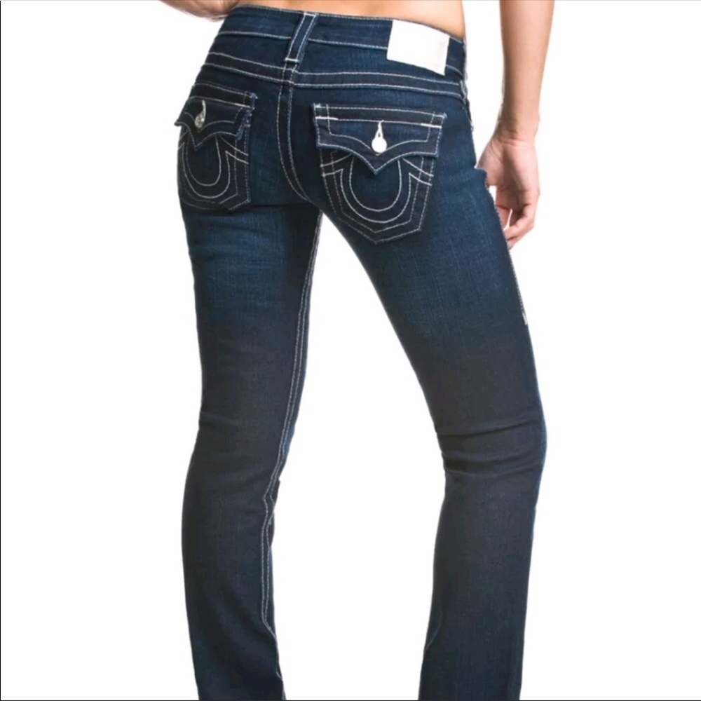 TRUE RELIGION Billy Crystal Pave Jeans  Size 29